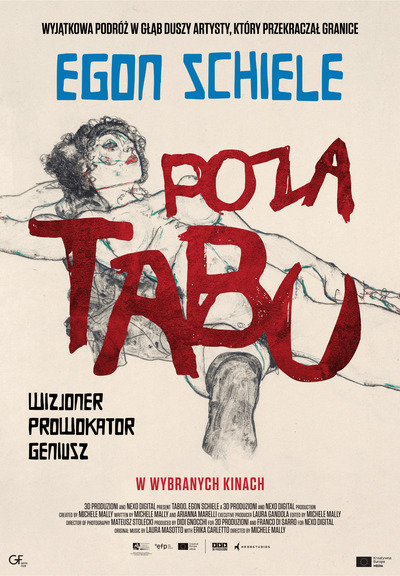 Plakat wydarzenia:  Egon Schiele. Poza tabu